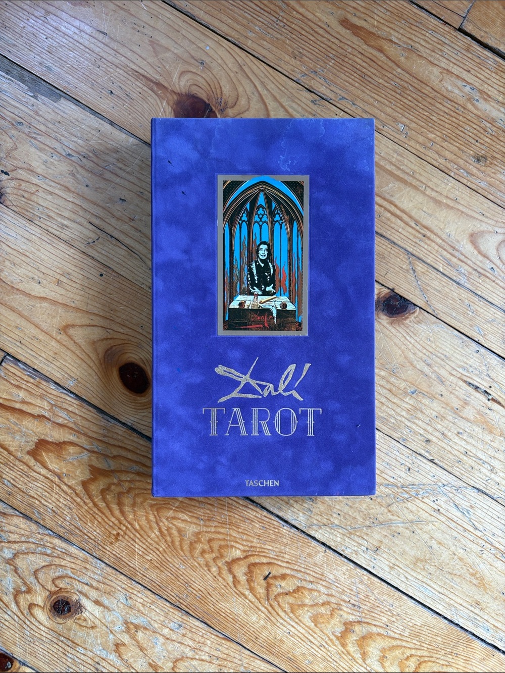 Taschen Dali Tarot Box - Purple with Gold Accents